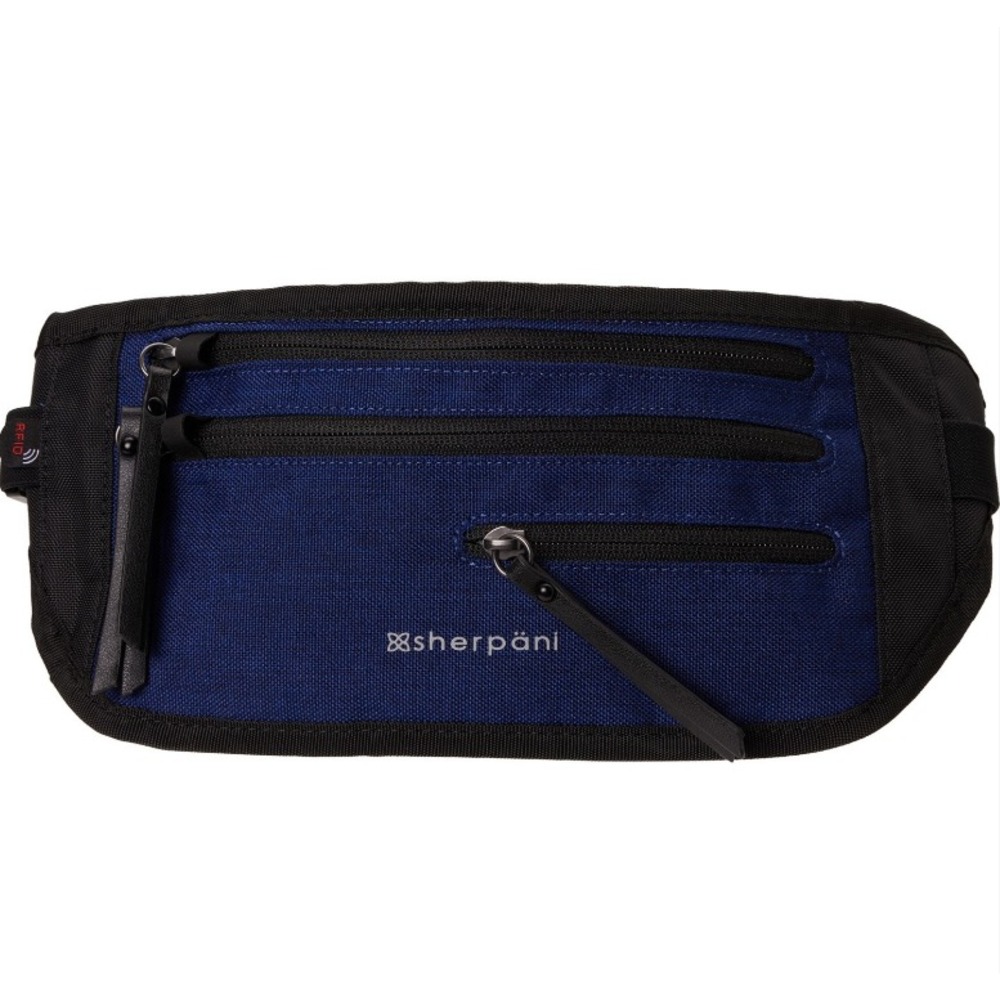 Sherpani Jett Waist Pack Black Belt Bag Crossbody Unisex INDIGO‎